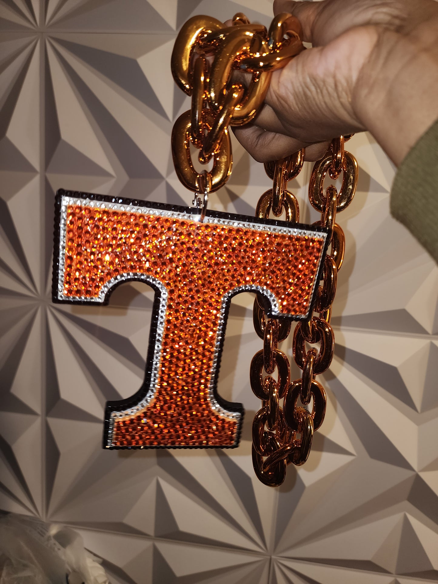 Blinged Out Fan Chain