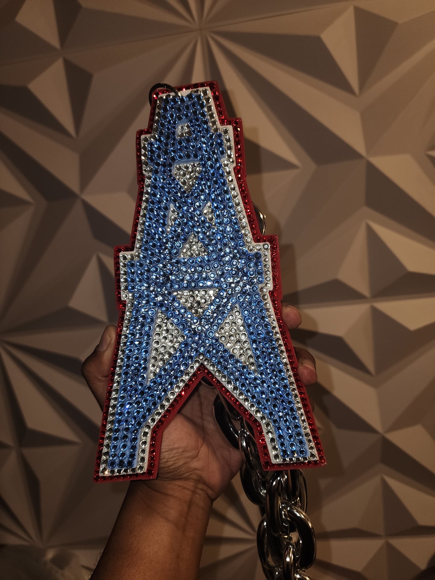 Blinged Out Fan Chain