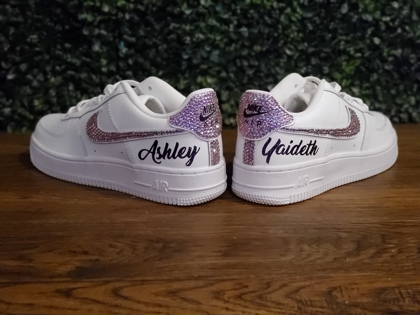 Blinged Swoosh AF1