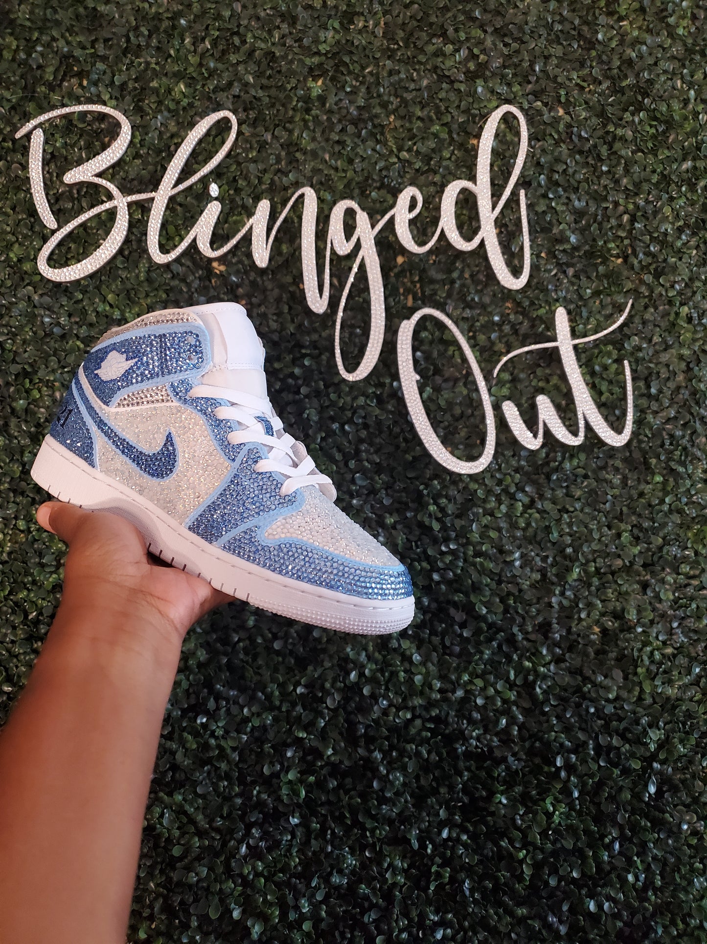 Todo Bling AJ1 MIDS