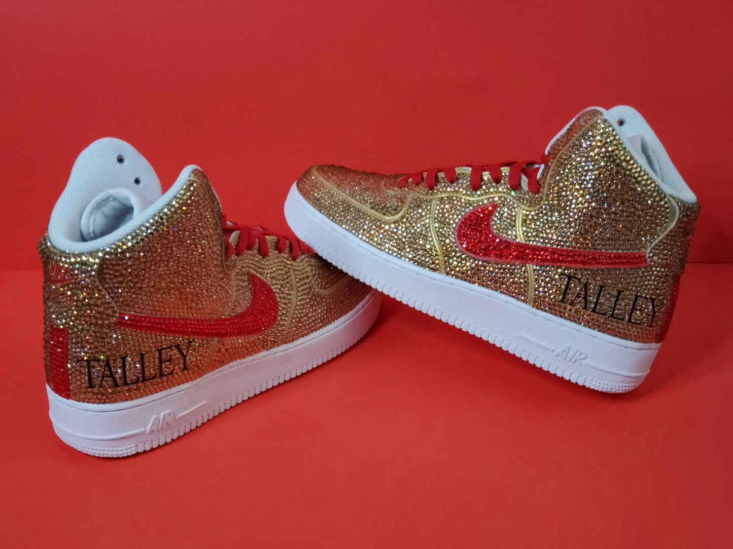 All Over Bling AF1 - High Tops