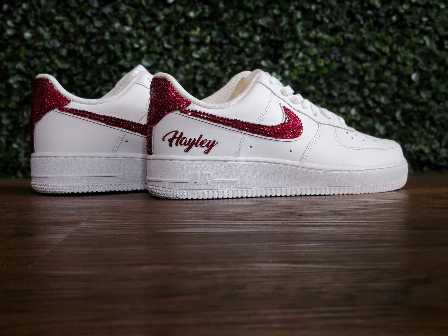 Blinged Swoosh AF1