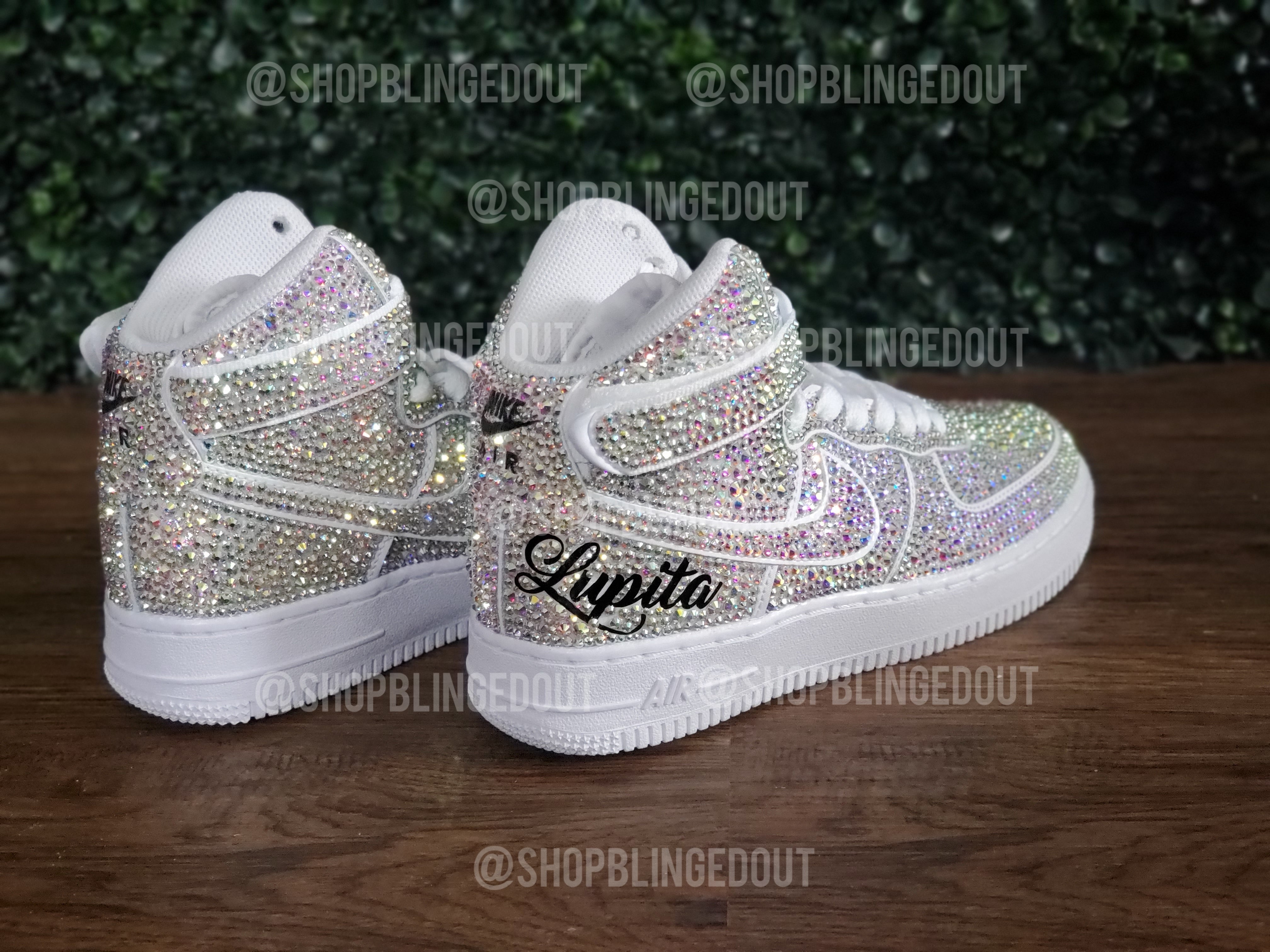 All Over Bling AF1 High Tops