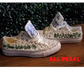 FLASH SPECIAL - All Pearl, Pearl and Bling Toe or Pearl and Bling Chucks - Low Tops