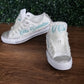 All Pearl and Bling Toe Converse - Low Tops