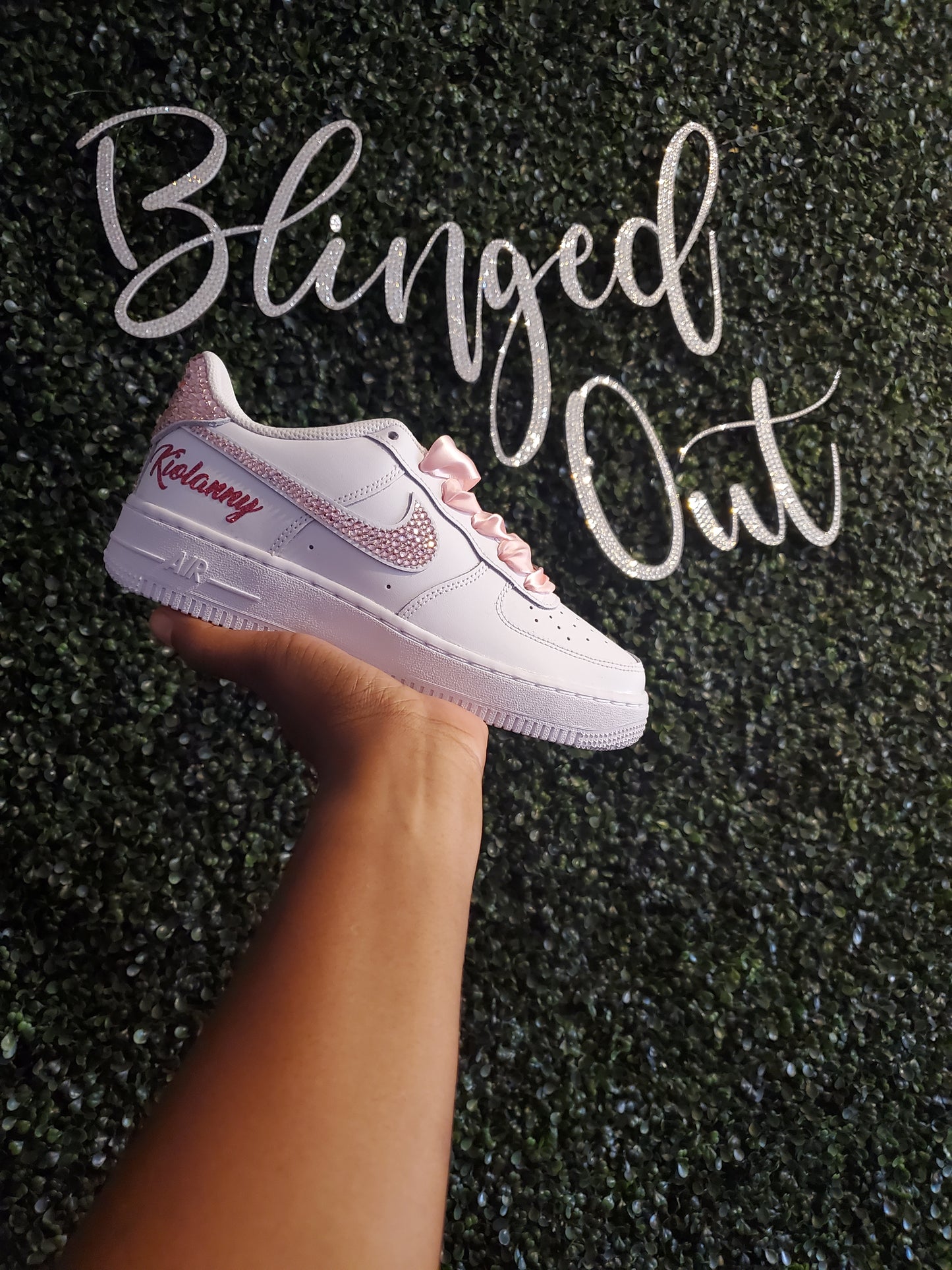 Swoosh adornado AF1