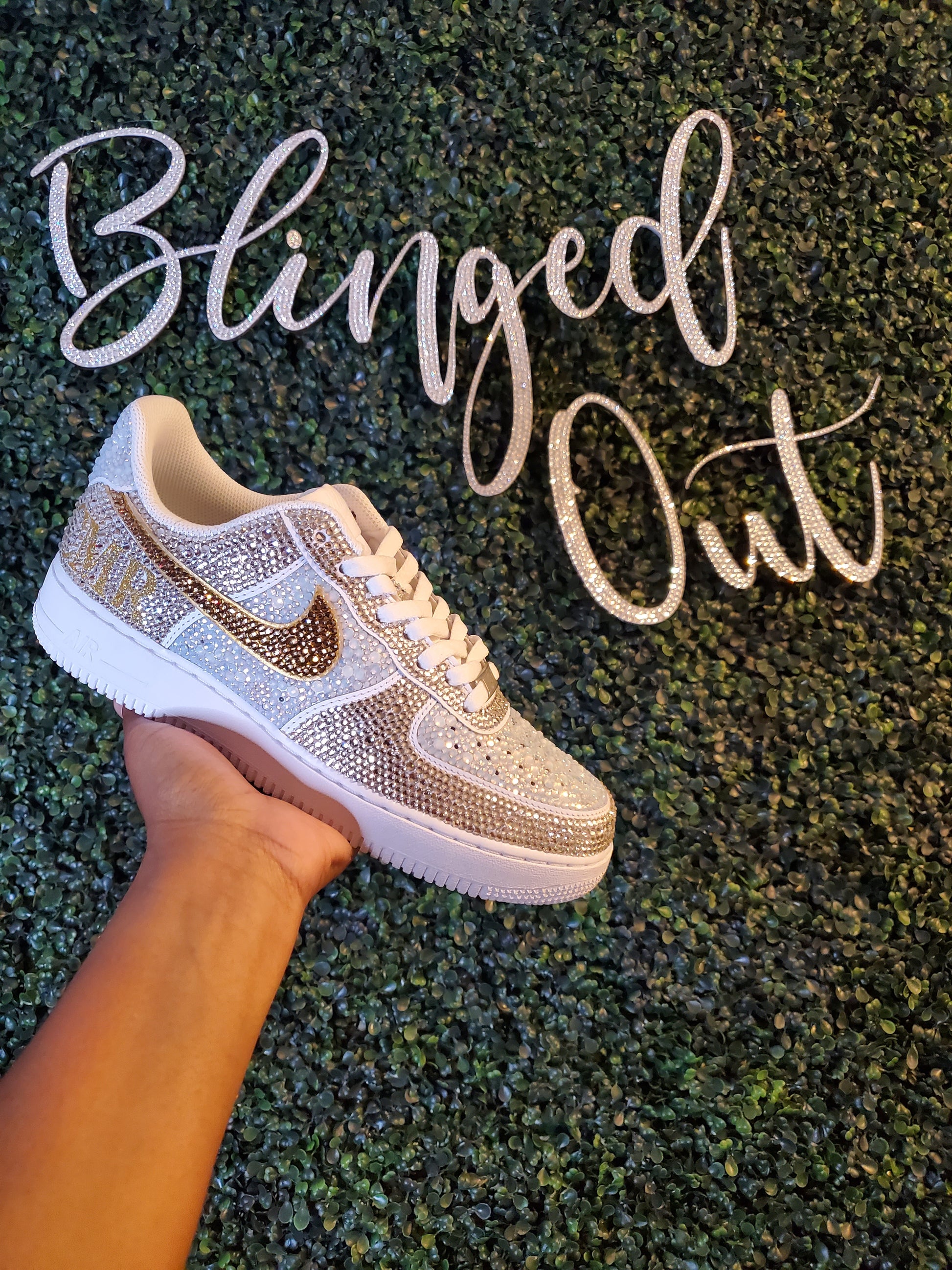 Nike Air Force 1 Low Shoes Bedazzled With Pearl Pearl Nike -  Finland