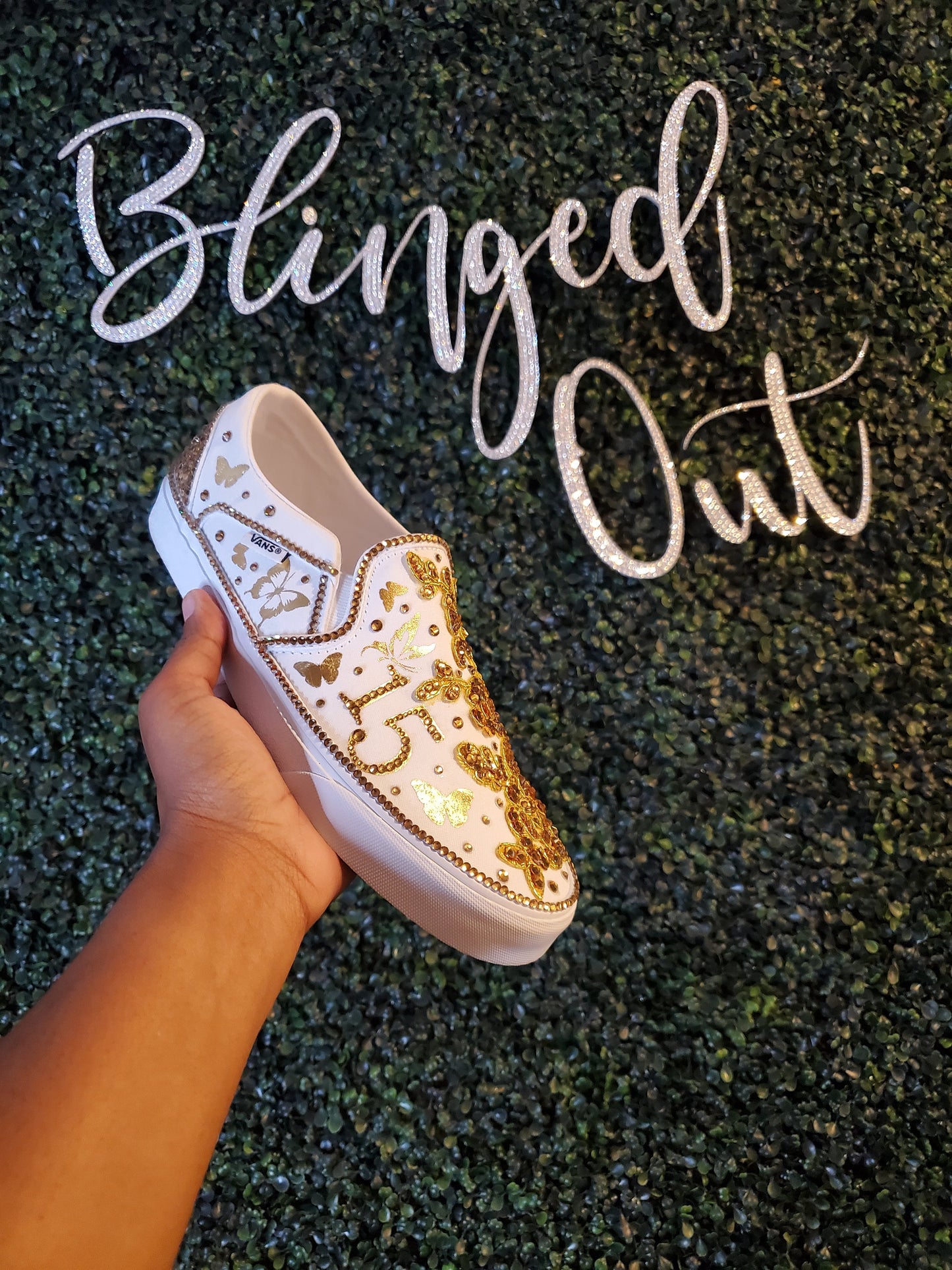 FLASH ESPECIAL-Bling Slip Ons