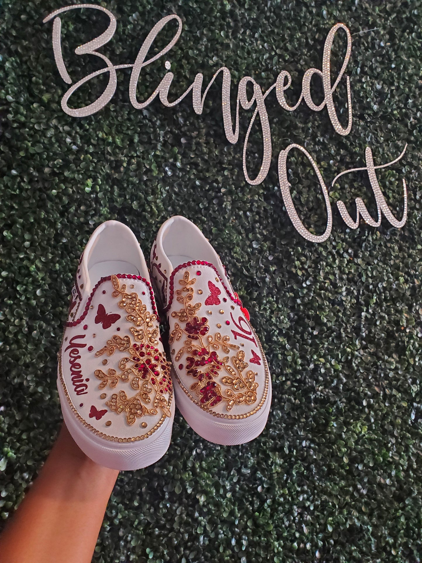 FLASH ESPECIAL-Bling Slip Ons