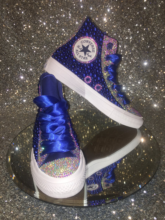 Pearl and Bling Chucks - High Tops