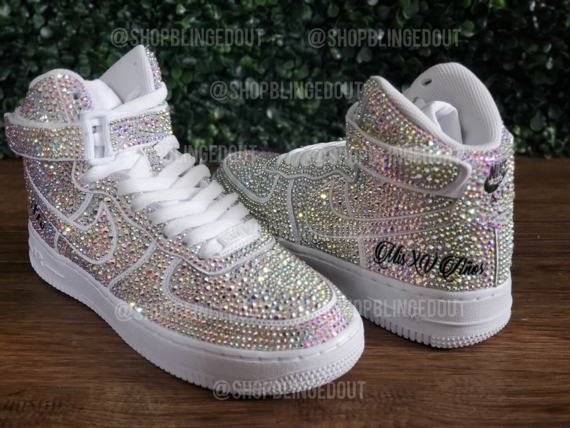 bedazzled nike air force 1