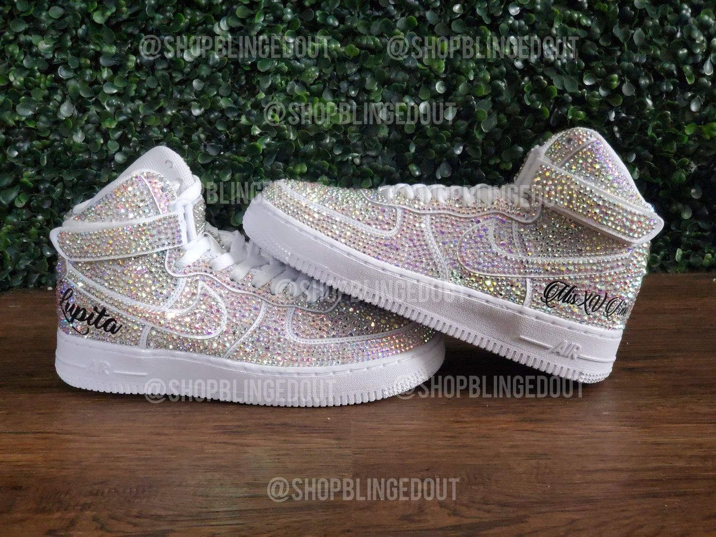 All Over Bling AF1 - High Tops
